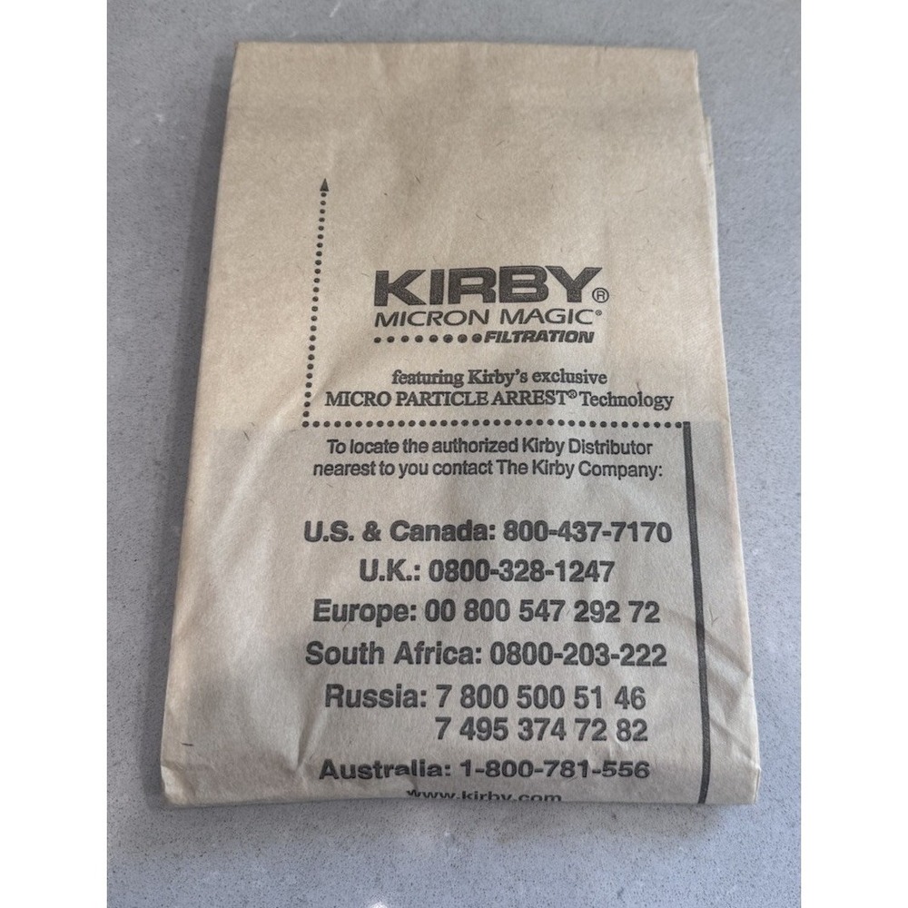 2-Pack of Kirby G4, G5, G6 Vacuum Bags - Micron Magic Filtration, Durable Design